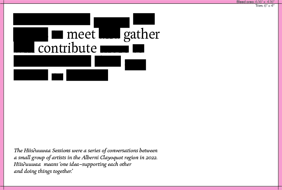 Hiisʔuuwaa Sessions