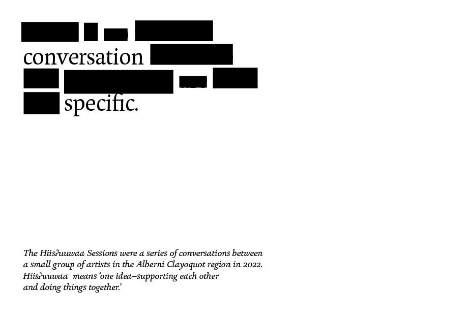 Hiisʔuuwaa Sessions